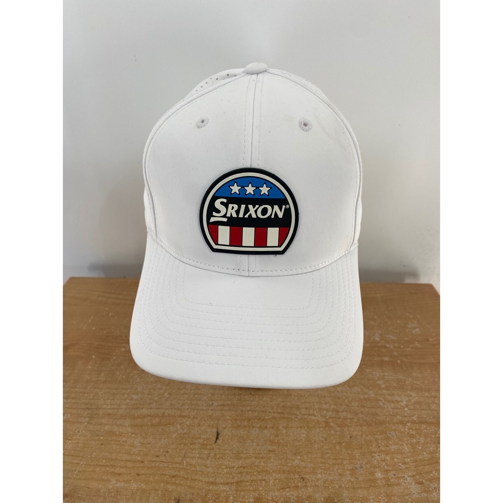 Srixon All American Limited Edition White Snapback Golf Hat CLG011/AXX NWT